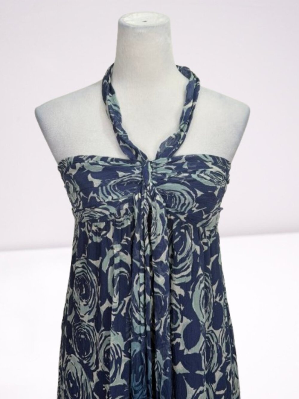 Rebecca Taylor Silk Embellished Sequins Lined Hulter Midi Dress Size 6 - Picture 4 of 11